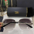 Fashion Sunglasses with Stainless Eyeglass Frames
